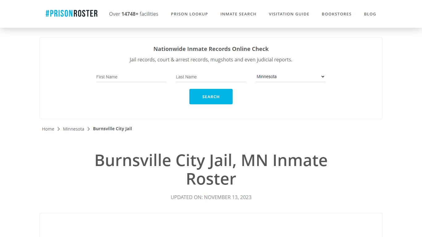 Burnsville City Jail, MN Inmate Roster - Prisonroster